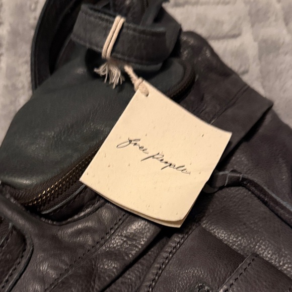 Free People Dark Gray Crossbody Bag - Picture 2 of 5